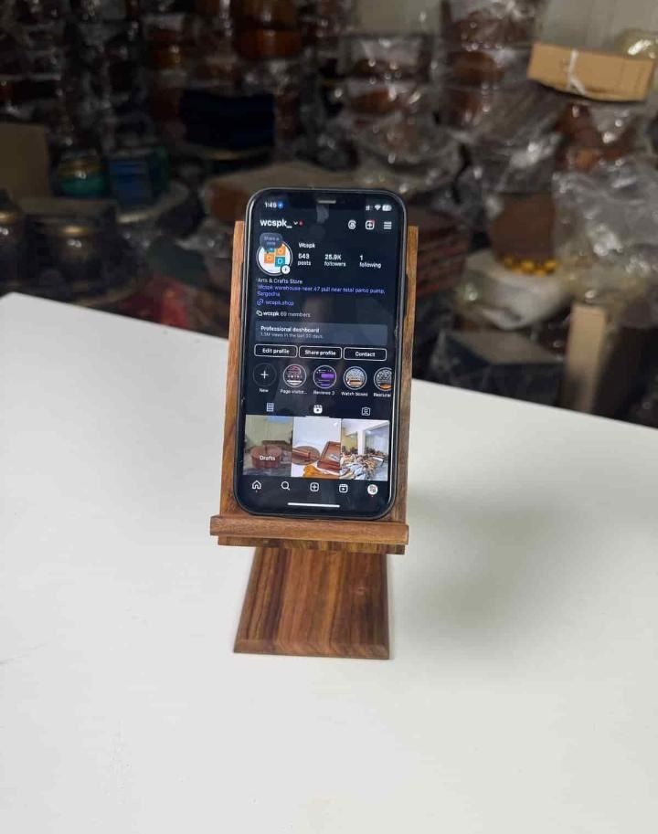 Wooden Mobile Stand